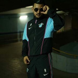 Nike Men's Miami Heat Vice Nights City Edition Courtside Tracksuit